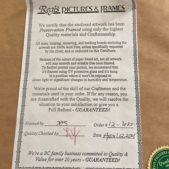 Vintage High Quality Solid Wood Framed Old Montreal Art. - Picture 11 of 14